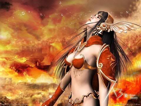 Goth Warrior Women Myspace Graphics Fantasy Scraps