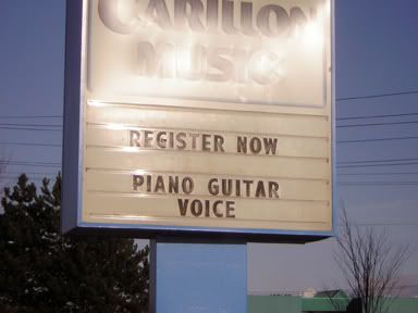 Carillon Sign