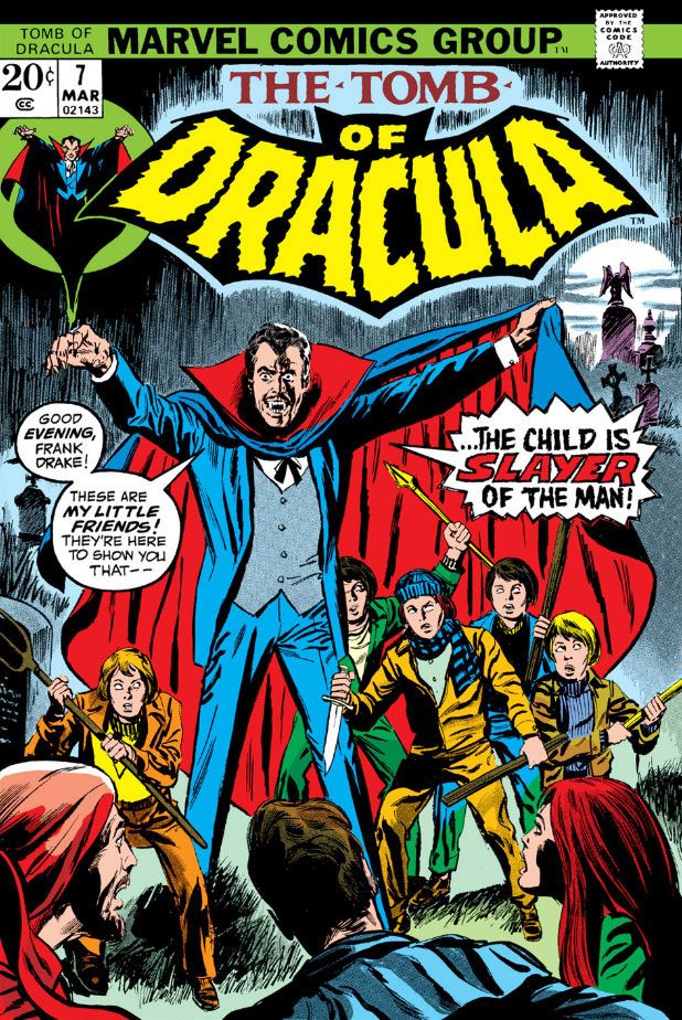 When Comic Books Ruled The Earth October Is Spookey Month Tomb Of Dracula 7 Introduces Edith Harker