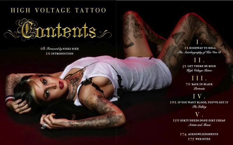 In the book, you will also see the tattoos I have done on the likes of Bam 