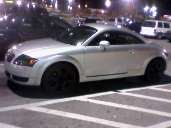 i have 2000 audi tt for trade its silver with black wheels black 