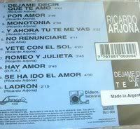 Déjame decir que te amo - DIDECA, Arg. ed. 2003