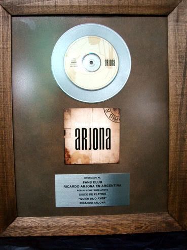 Disco de Platino Quien dijo ayer en Argentina