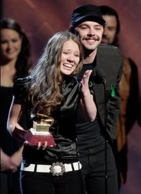 Joy y Jesse en la premiacion del Grammy Latino