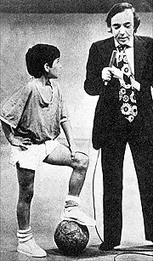 Diego Armando Maradona en un programa de television