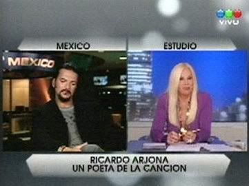 Ricardo Arjona via satelite desde Mexico