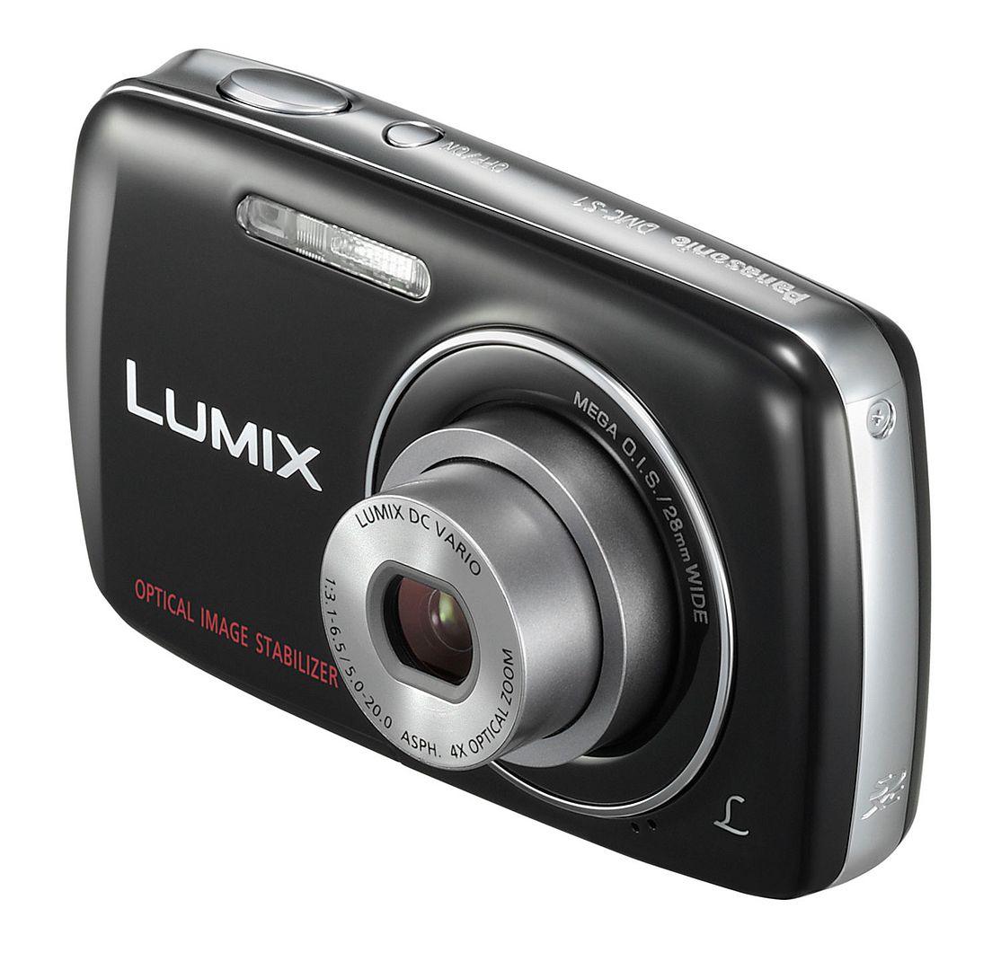 PANASONIC LUMIX 12.1 MP 4X OPTICAL ZOOM 28MM WIDE LENS BLACK DMCS1 eBay