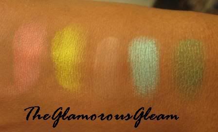 "MAC To the Beach Eyeshadow Swatches"