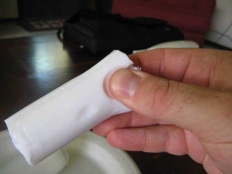 DIY Putting Arko Shave Stick Into Twist Up Container. TheShaveDen