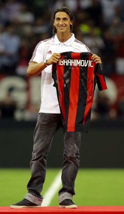 Zlatan Ibrahimovic AC Milan Forward Player from Sweden