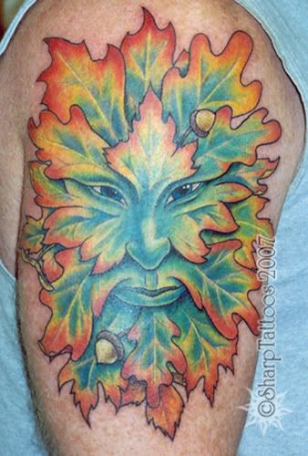 4 hours is a good span of time for your first tattoo! Not-so-Green Man.