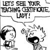 teaching certificate