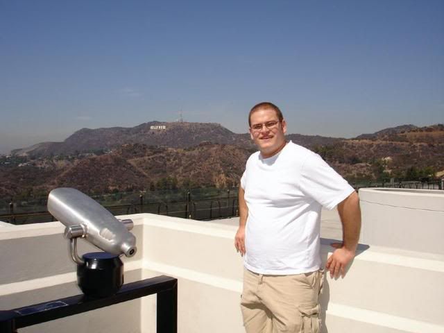 Me infront of the Hollywood sign