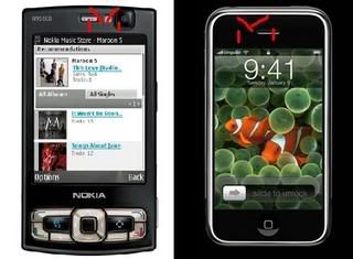 N95 8GB versus iPhone