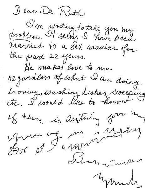 Dr Ruth (written image)