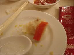 salad prawn dumpling