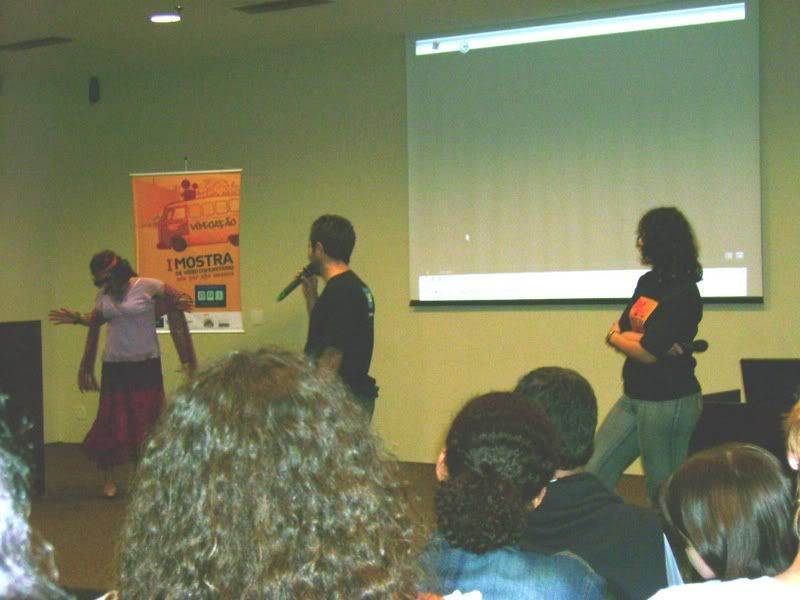Lan&ccedil;amento - I mostra VideoA&ccedil;&atilde;o - Regina k7, Rodrigo Alvarez e Raquel Quintino