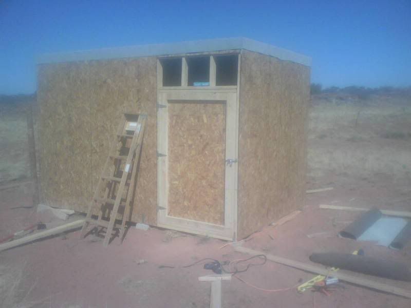 I finaly got my new goat house started!! - Goats