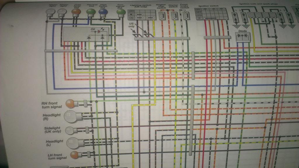 Need Wiring Diagram For 1997 Gsxr 600  Needs To Have White