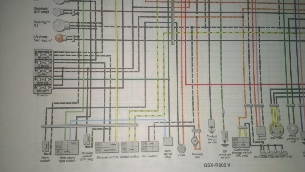 need wiring diagram for 1997 gsxr 600 (needs to have white wire