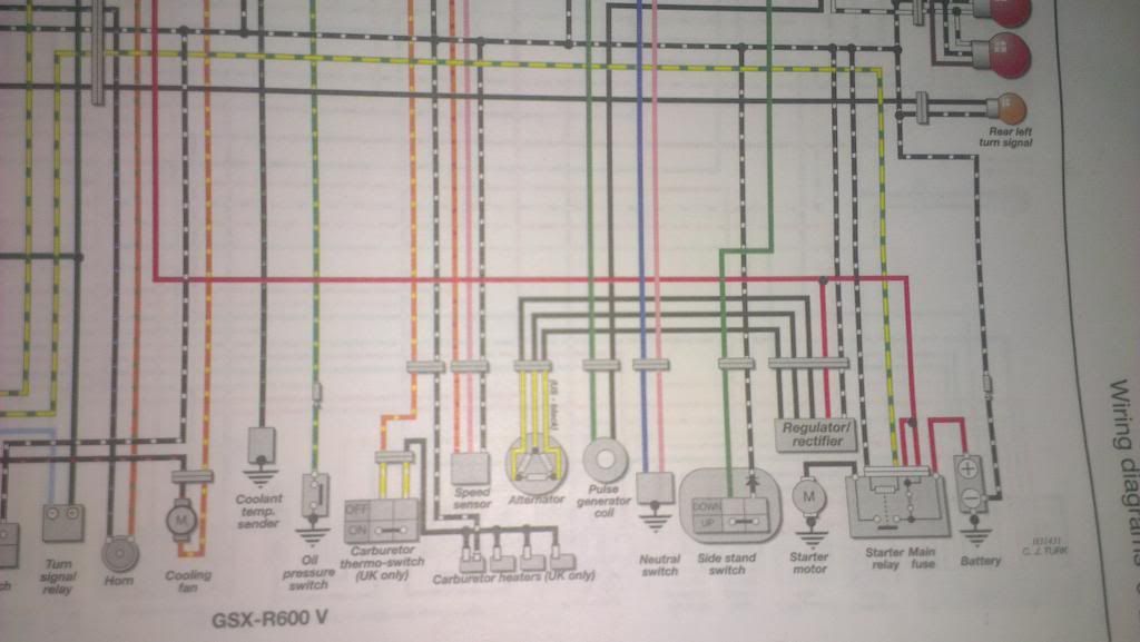 need wiring diagram for 1997 gsxr 600 (needs to have white wire