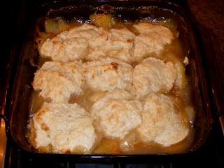 peach cobbler