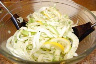 fennel and apple slaw