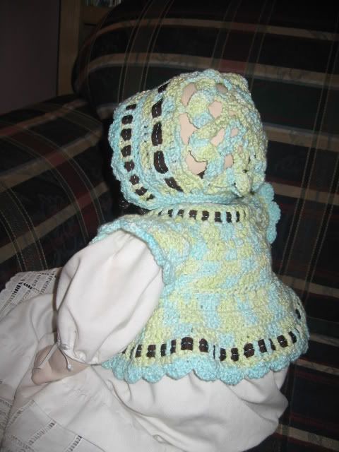 baby layette,cotton yarn,crochet