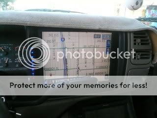 10'' monitor in suburban dash -- posted image.