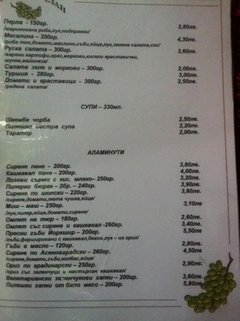 Меню 4