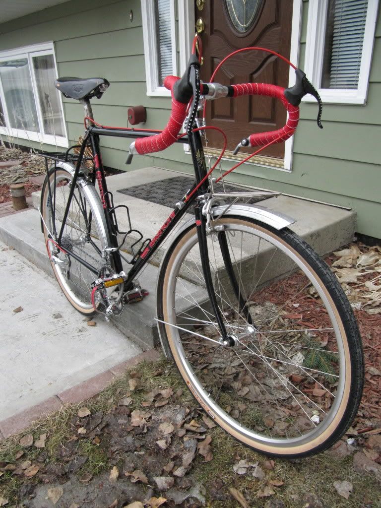 '85 Schwinn Sierra with Jandd Expedition racks. This is my first install on this bike where I moved the rack forward a bit to keep it from hitting the ...
