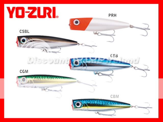 Yo Zuri Hydro Popper 12cm Bass Pike Lure Choose Colour